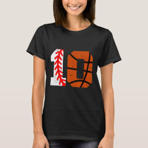 Sell Sketll Number 10 Jersey Funny 10th Birthday 1 T-Shirt