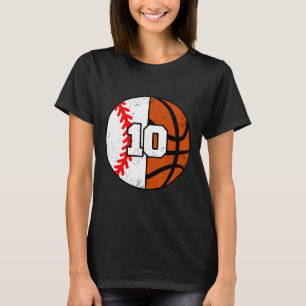 Sell Sketll Number 10 Jersey Funny 10th Birthday T-Shirt