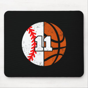 Sell Sketll Number 11 Jersey Funny 11th Birthday Mouse Mat