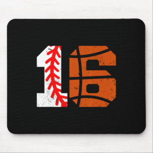 Sell Sketll Number 16 Jersey Funny 16th Birthday 1 Mouse Mat