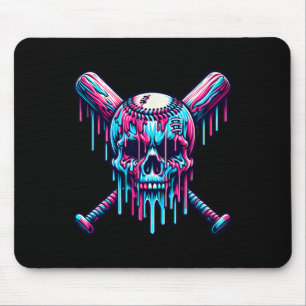 Sell Skull Drip Sell Drip Sell Ice Cream Drip Mouse Mat