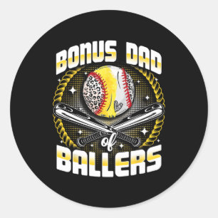Sell Softll Bonus Dad Of Llers Father's Day Xmas Classic Round Sticker