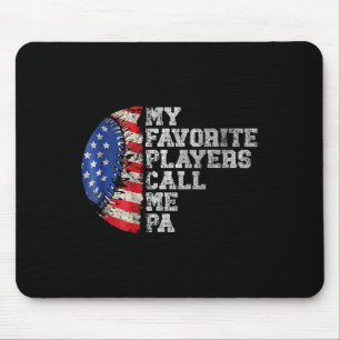 Sell Softll Design My Favorite Player Calls Me Pa Mouse Mat