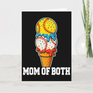 Sell Softll Mom Ice Cream Drip Summer Game Day Card