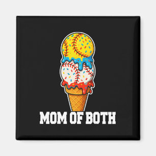 Sell Softll Mom Ice Cream Drip Summer Game Day Magnet