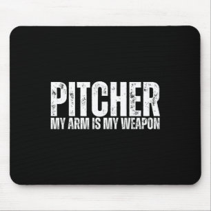 Sell Softll Pitcher Player Funny Sports Saying Nov Mouse Mat