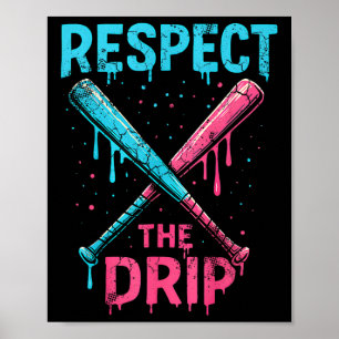 Sell Softll Respect The Drip Sports League Design Poster