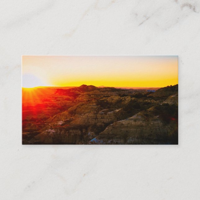 Sell the sunrise !  business card (Front)