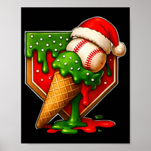 Sell Xmas Christmas Sell Ice Cream Drip Boys Poster
