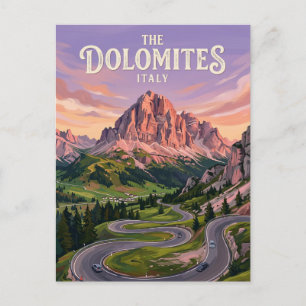 Sella Ronda Italy Postcard