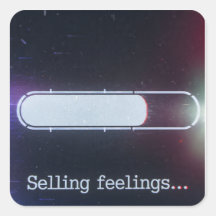 Selling Feelings Loading Bar Glitch Sticker