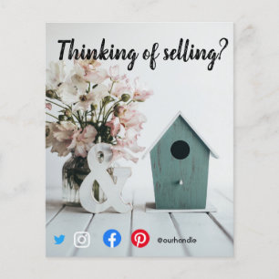 selling mailer real estate marketing bird house flyer