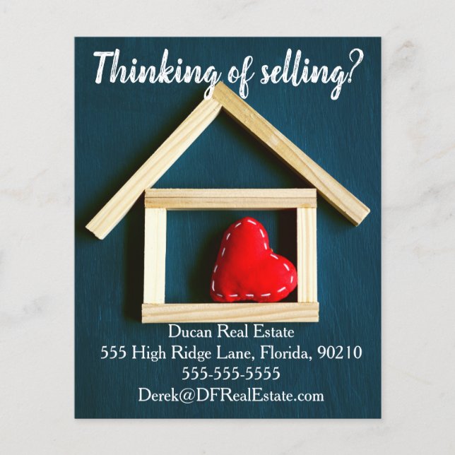 selling mailer referral real estate marketing sell flyer (Front)