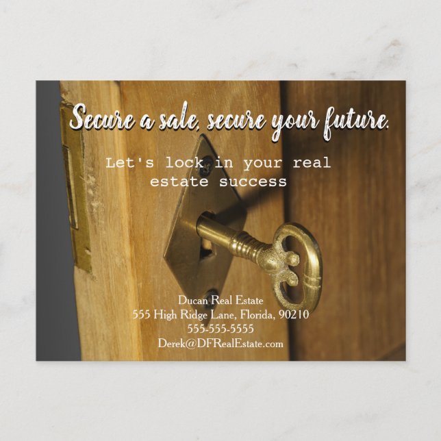 selling mailer referral real estate marketing sell postcard (Front)