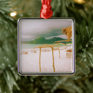 Selong Belanak Beach - Lombok - Indonesia Metal Tree Decoration