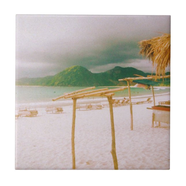 Selong Belanak Beach - Lombok - Indonesia Tile (Front)