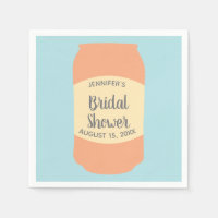 Seltzer Soda Can Personalised Bridal Shower Party