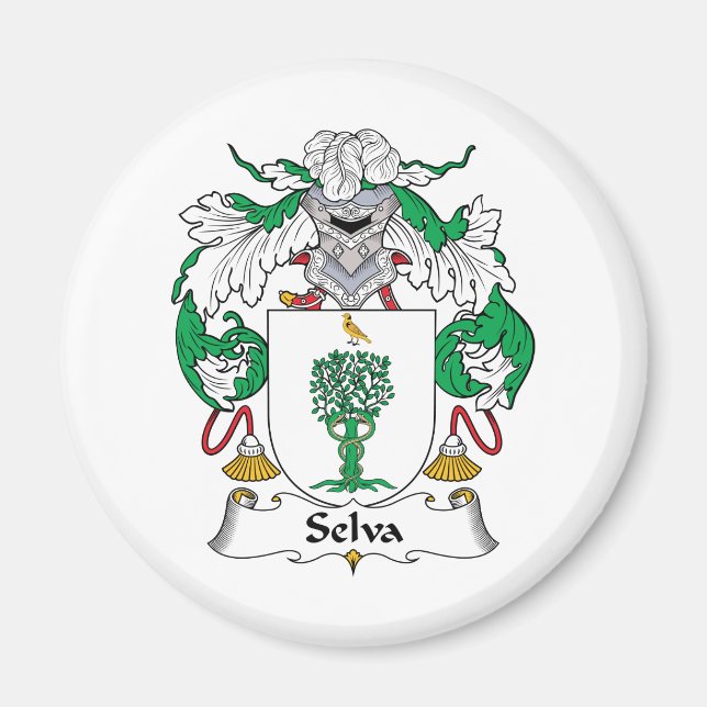Selva Family Crest Magnet (Front)