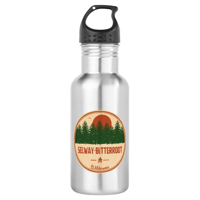 Selway-Bitterroot Wilderness Montana Idaho 532 Ml Water Bottle (Front)