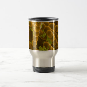 SEM image of Tradescantia Pollen and Stamens Travel Mug