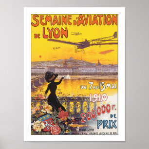 Semaine d'Aviation de Lyon Poster