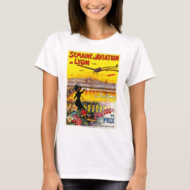 Semaine d'Aviation de Lyon T-Shirt (Front)