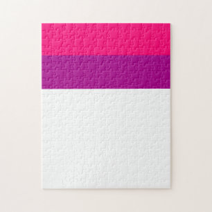 Semi Bisexual Pride Flag  Jigsaw Puzzle