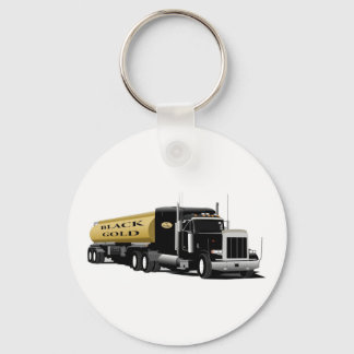 Semi Black Gold Key Ring