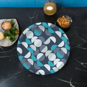 Semi-Circle Art Paper Plate