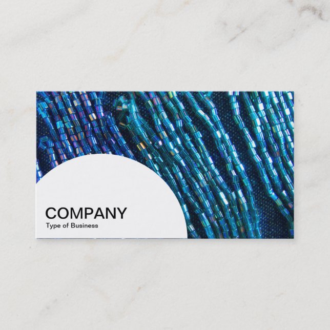 Semi-circle Panel - Bead Ropes Business Card (Front)