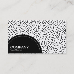 Semi-circle Panel (dots) - Abstract 300117 Business Card