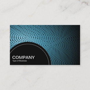 Semi-circle Panel (dots) -  Blue Electric Pool 010 Business Card