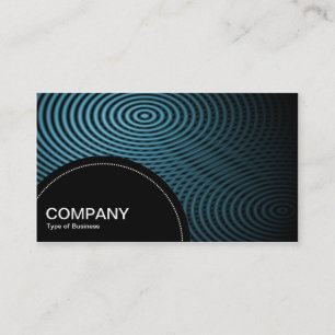 Semi-circle Panel (dots) -  Blue Electric Pool 01 Business Card