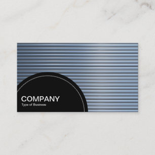 Semi-circle Panel (dots) - Chrome Tubes Business Card