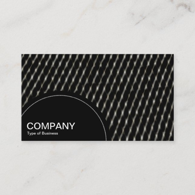 Semi-circle Panel (dots) - Cosmic Mesh Business Card (Front)