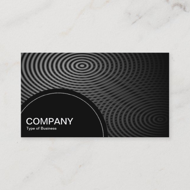 Semi-circle Panel (dots) -  Electric Pool 01 Business Card (Front)