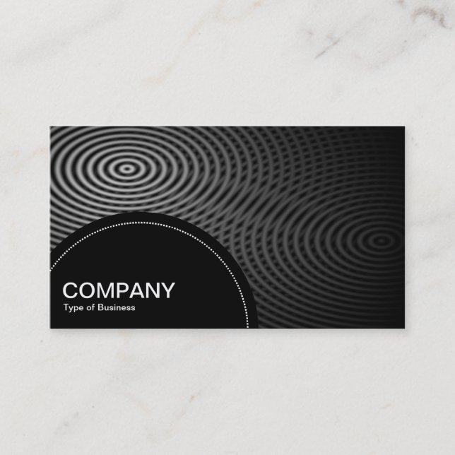 Semi-circle Panel (dots) -  Electric Pool 04 Business Card (Front)
