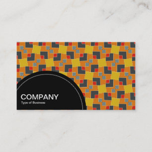 Semi-circle Panel (dots) - Geometric pattern 03 Business Card