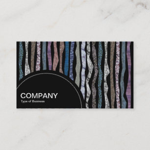 Semi-circle Panel (dots) - Mineral Strata Business Card