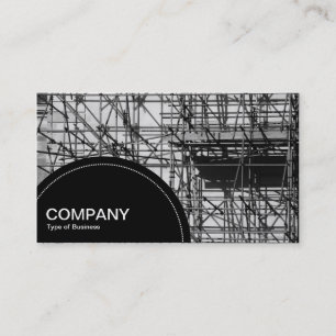 Semi-circle Panel (dots) - Scaffolding Business Card