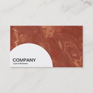 Semi-circle Panel - Marble 01 Business Card