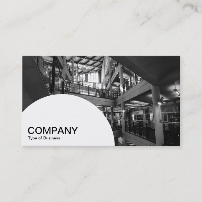 Semi-circle Panel - Modern Interior Business Card (Front)