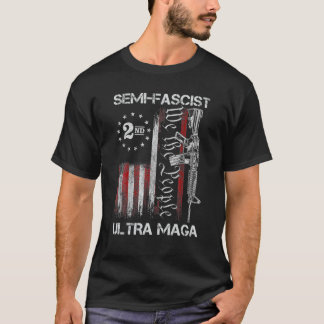 Semi-Fascist Ultra Maga Political Humour Biden Quo T-Shirt