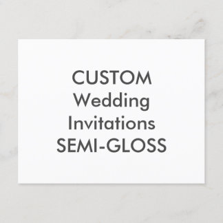 SEMI-GLOSS 110lb 5.5” x 4.25" Wedding Invitations