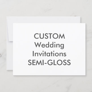 SEMI-GLOSS 110lb 6.25" x 4.5" Wedding Invitations