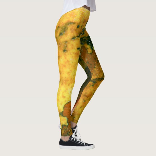 Semi-precious gemstone stone texture structure leggings (Right)