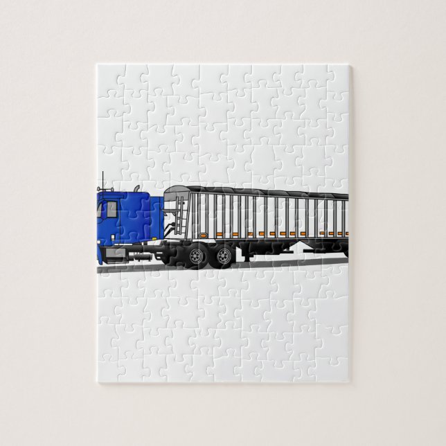 Semi Tractor Trailer Jigsaw Puzzle (Vertical)