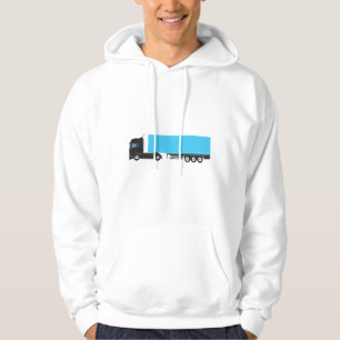 Semi-Trailer Truck Transportation Trucks Hoodie
