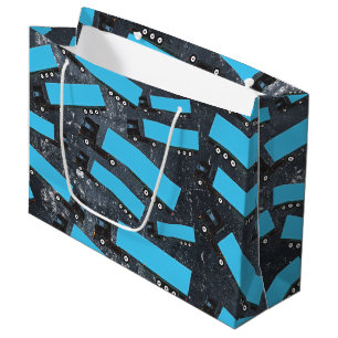 Semi-Trailer Truck Transportation Trucks Large Gift Bag
