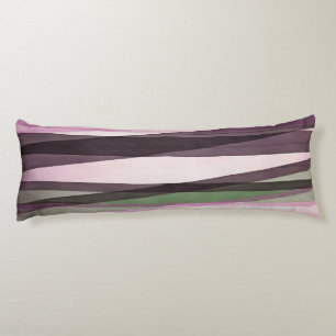 Semi Transparent Layers In Mint Pink and Morello Body Cushion